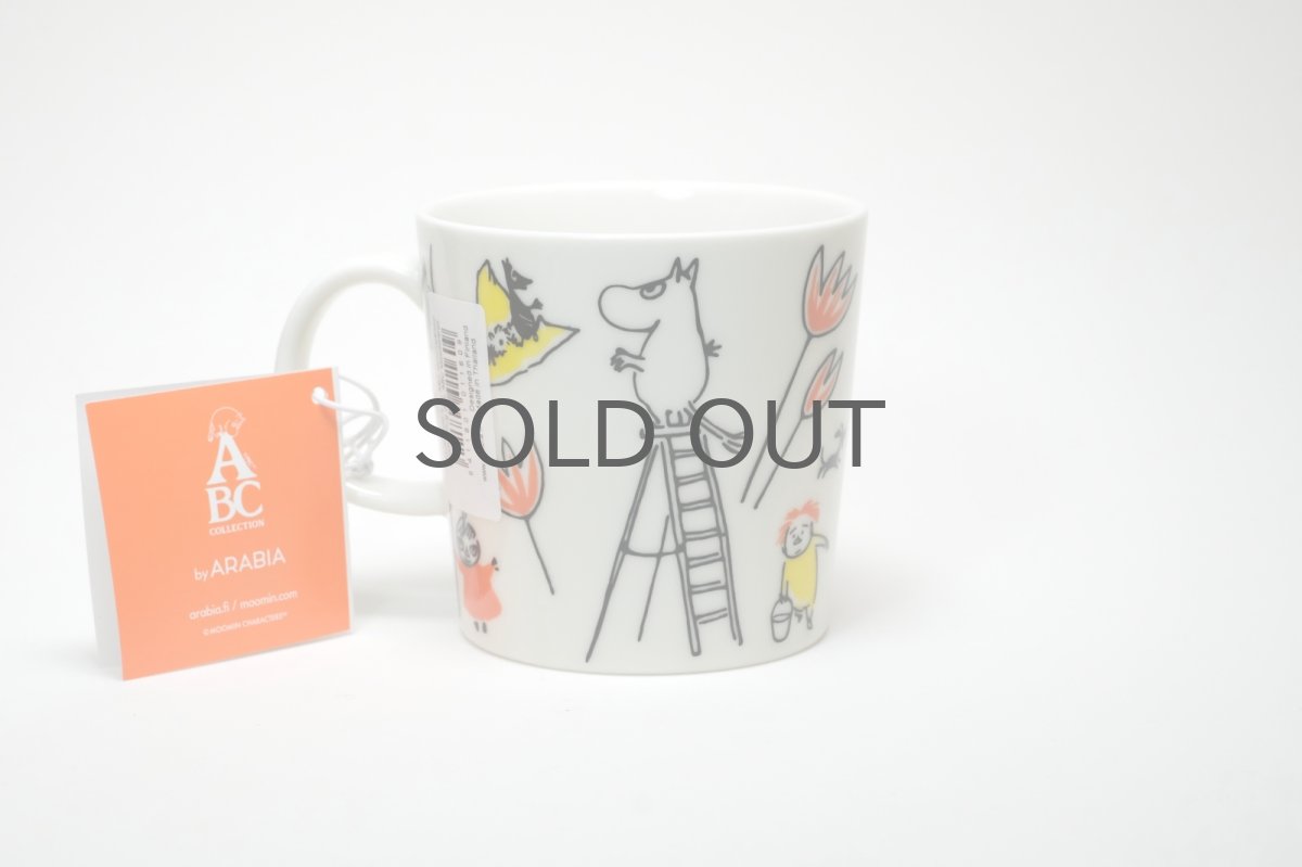 画像3: No.40 ARABIA/ムーミンマグ/2022年限定/ムーミンの日/ABCマグ/赤十字コラボ/ムーミン/廃盤/箱あり/未使用品 (3)