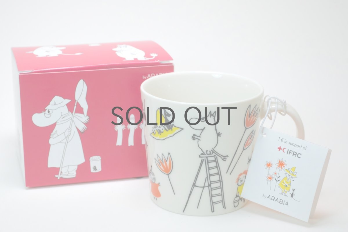 画像5: No.40 ARABIA/ムーミンマグ/2022年限定/ムーミンの日/ABCマグ/赤十字コラボ/ムーミン/廃盤/箱あり/未使用品 (5)