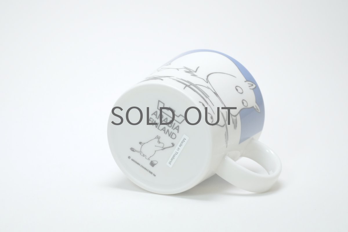 画像3: No.44 ARABIA/ムーミンマグ/1999~2012年/ムーミントロール オン アイス/廃盤/箱あり/未使用品 (3)