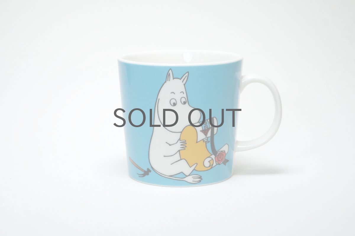 画像1: No57 ARABIA/ムーミンマグ/2013~2018年/ムーミントロール ターコイズ/箱あり/未使用品 (1)