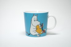 画像1: No57 ARABIA/ムーミンマグ/2013~2018年/ムーミントロール ターコイズ/箱あり/未使用品 (1)