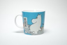 画像2: No57 ARABIA/ムーミンマグ/2013~2018年/ムーミントロール ターコイズ/箱あり/未使用品 (2)