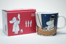 画像4: No58 ARABIA/ムーミンマグ/2014~2022年/ダークブルームーミンパパ/廃盤/箱あり/未使用品 (4)