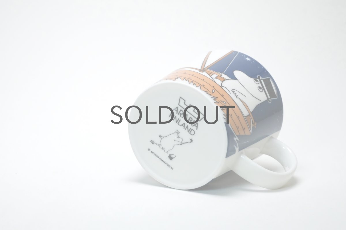 画像3: No58 ARABIA/ムーミンマグ/2014~2022年/ダークブルームーミンパパ/廃盤/箱あり/未使用品 (3)