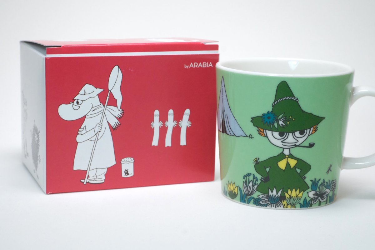 画像4: No60 ARABIA/ムーミンマグ/2015年~/スナフキン/箱あり/未使用品 (4)