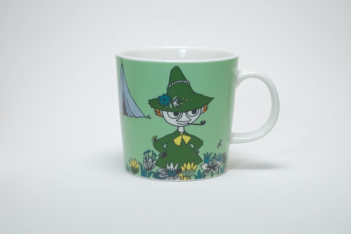 画像1: No60 ARABIA/ムーミンマグ/2015年~/スナフキン/箱あり/未使用品 (1)