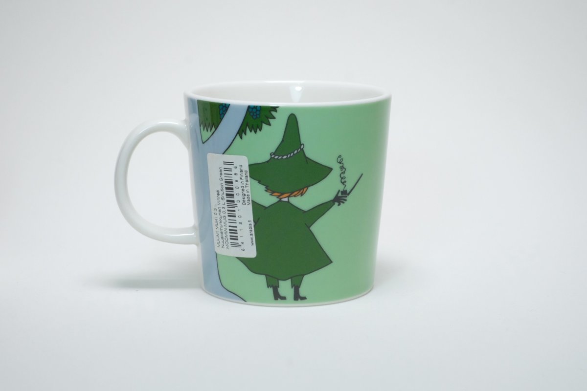 画像2: No60 ARABIA/ムーミンマグ/2015年~/スナフキン/箱あり/未使用品 (2)