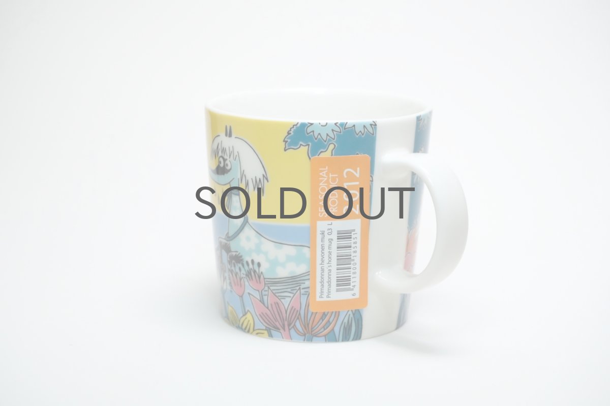 画像3: No.8 ARABIA/ムーミンマグ/2012年/夏マグ/プリマドンナの馬/廃盤/箱無し/未使用品 (3)