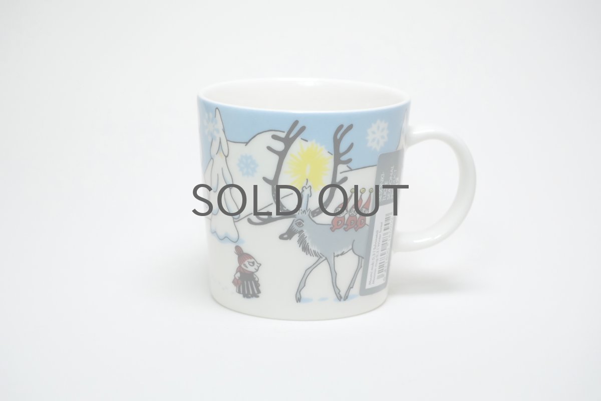 画像1: No.9 ARABIA/ムーミンマグ/2012年/冬マグ/ウィンターフォレスト/廃盤/スペシャルボックス付き (1)