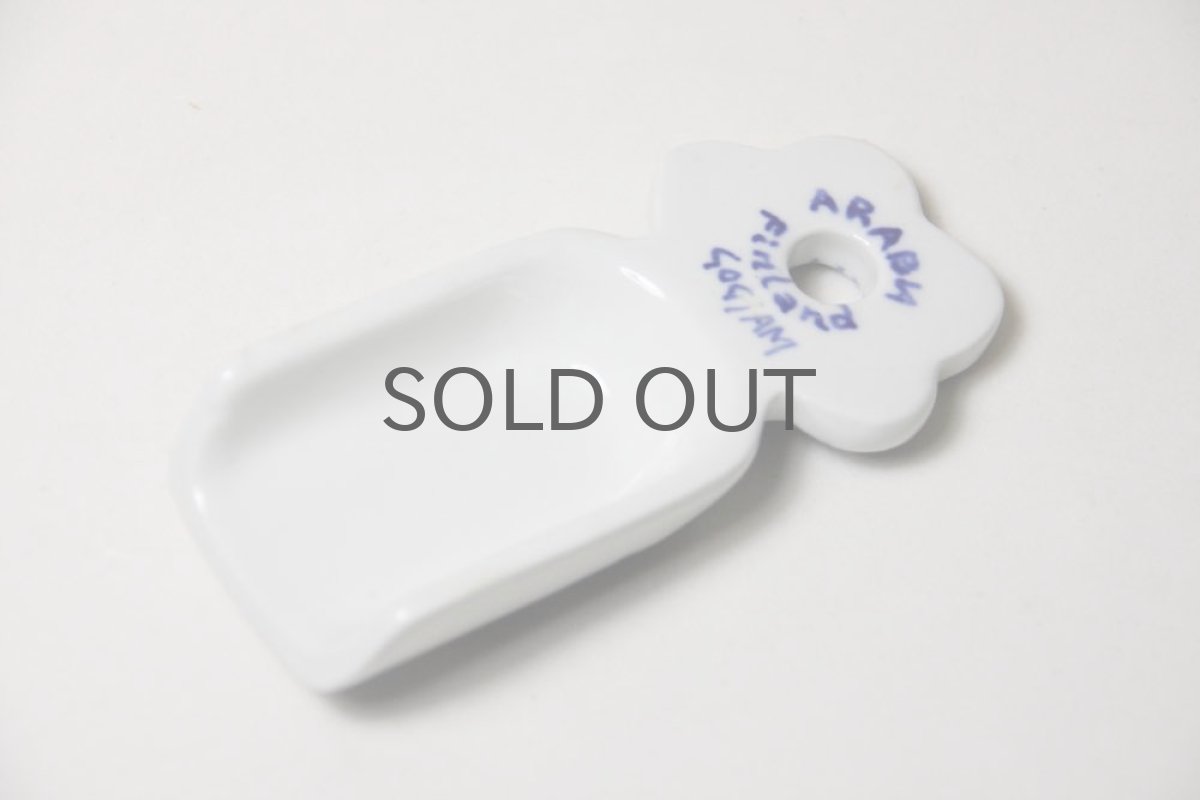 画像3: 北欧食器ヴィンテージ/ARABIA/アラビア Gunvor Olin-Gronqvist メジャースプーン ブルー (3)