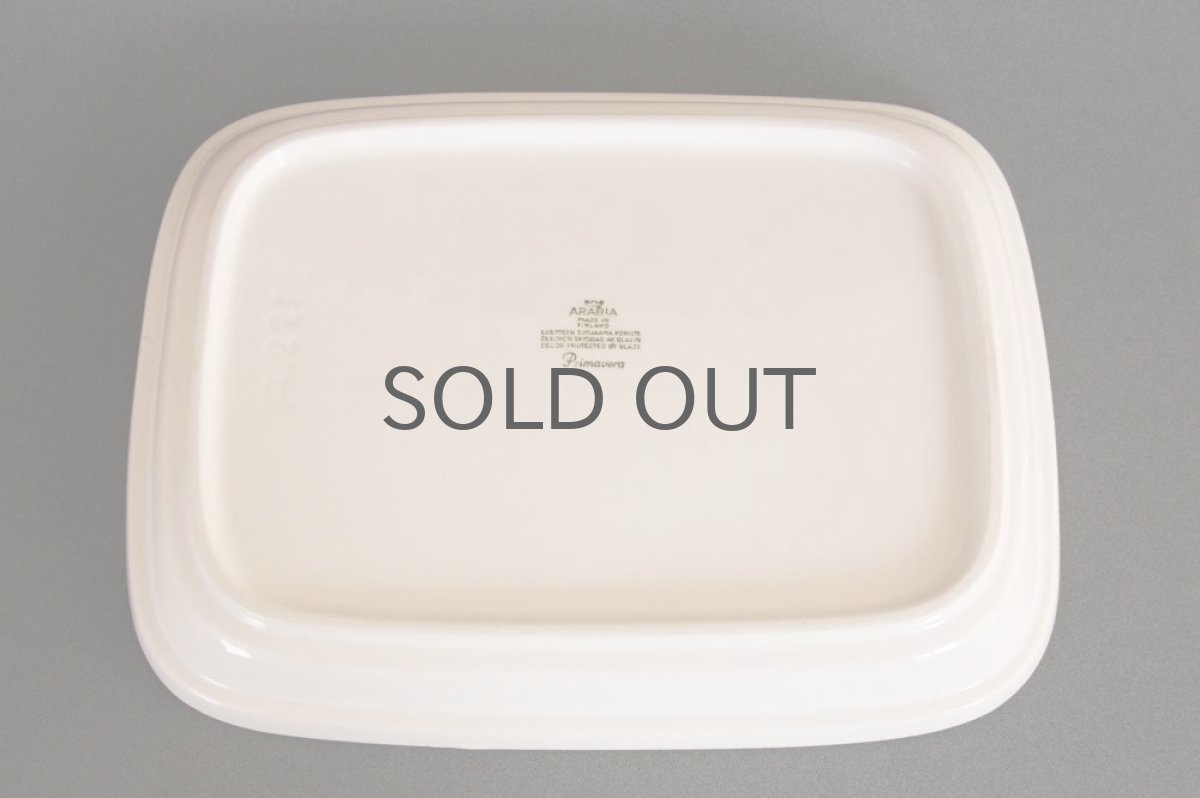 画像2: ARABIA アラビア Primaveraプリマベーラ スクエアープレート (2)