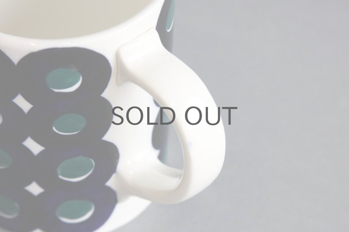 画像3: 北欧食器ヴィンテージ/ARABIA/アラビア Gunvor Olin-Gronqvist 特大マグ ドット (3)