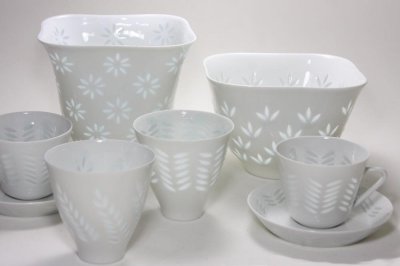 画像2: ARABIA/アラビア/Rice/ライス/リーフ柄/器/カップ/No.2/美品