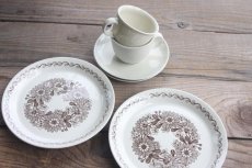 画像4: ビンテージ北欧食器／ARABIAアラビア／ Elina エリナ　23.5cmプレート　美品 (4)