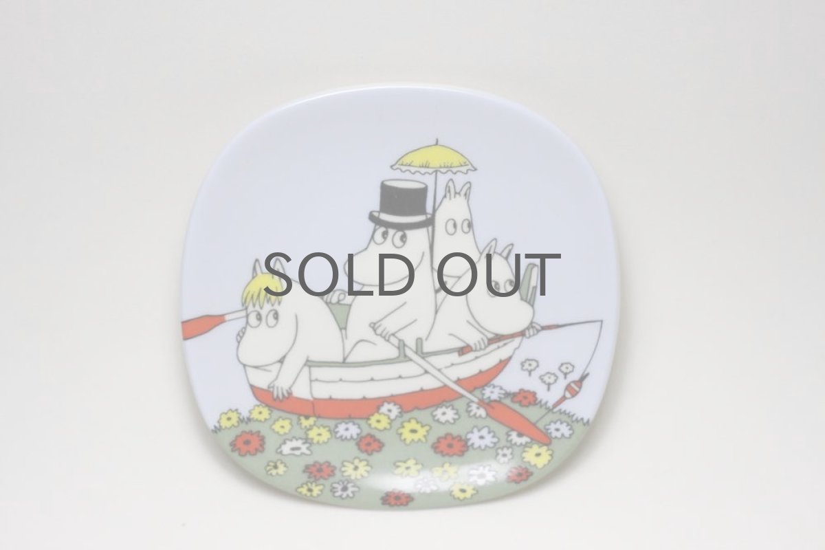 画像2: 北欧雑貨／ARABIA／アラビア／ムーミン廃盤／レアウォールプレート／ムーミンファミリー (2)