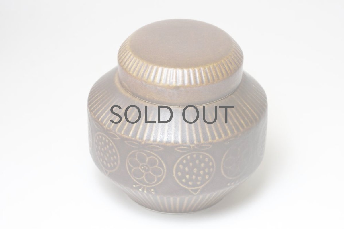 画像3: ARABIA/アラビア /フルーツ柄/ジャムポット/ブラウン (3)