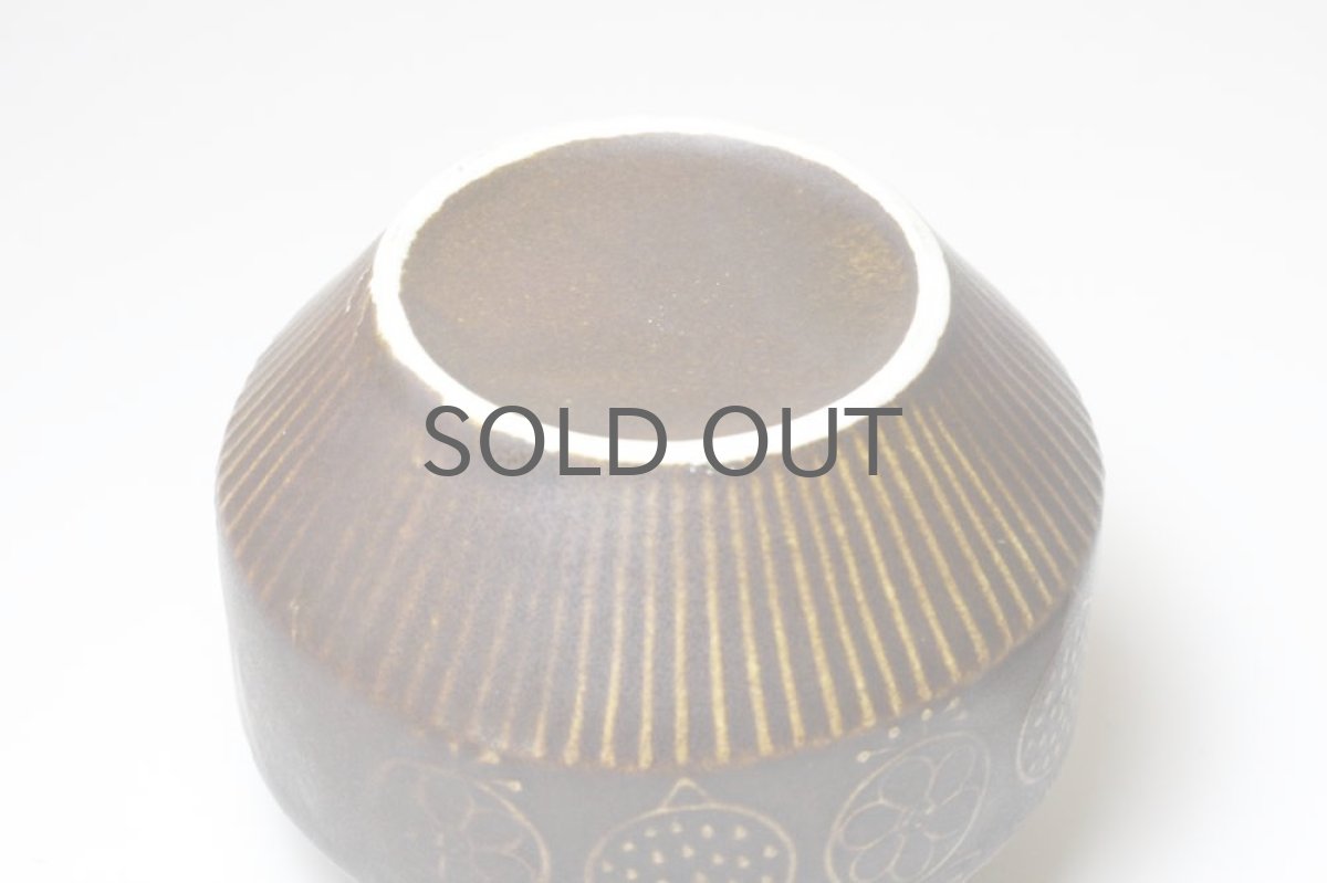 画像5: ARABIA/アラビア /フルーツ柄/ジャムポット/ブラウン (5)