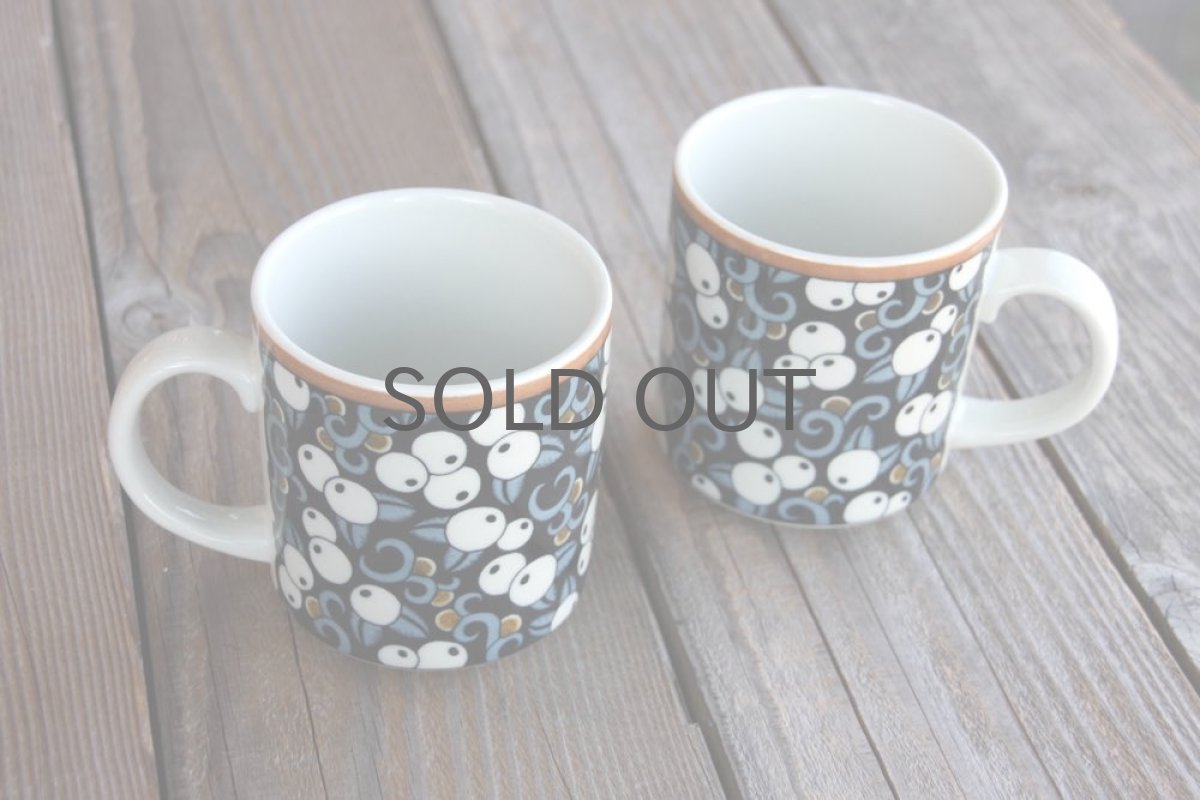 画像2: ビンテージ北欧食器/ARABIA/アラビア Taika タイッカ/マグカップ  (2)