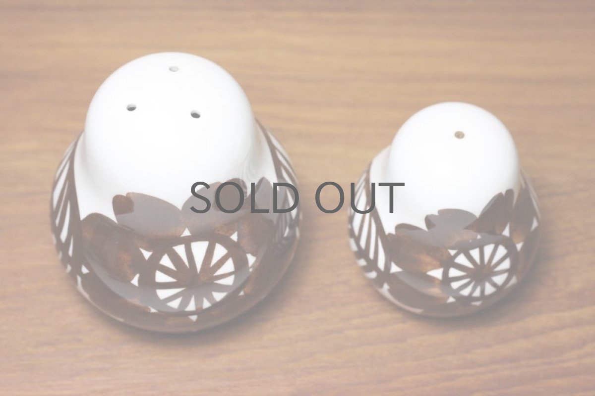 画像5: 北欧食器ヴィンテージ/ARABIA/アラビア Gunvor Olin-Gronqvist/ソルト&ペッパーシェイカー/ブラウン/S&M (5)