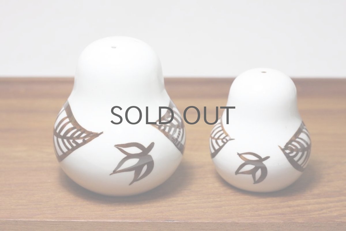 画像4: 北欧食器ヴィンテージ/ARABIA/アラビア Gunvor Olin-Gronqvist/ソルト&ペッパーシェイカー/ブラウン/S&M (4)