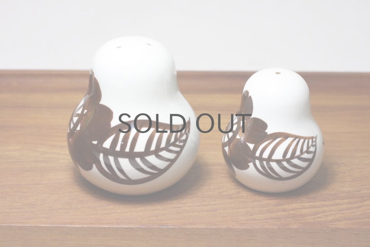 画像3: 北欧食器ヴィンテージ/ARABIA/アラビア Gunvor Olin-Gronqvist/ソルト&ペッパーシェイカー/ブラウン/S&M (3)