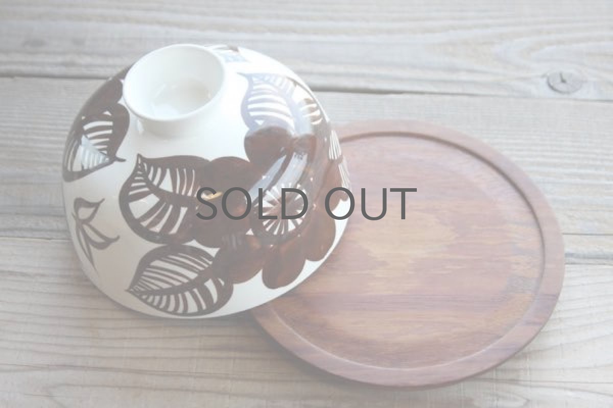 画像3: 北欧食器ヴィンテージ/ARABIA/アラビア/ Gunvor Olin-Gronqvist/チーズドーム/ブラウン (3)