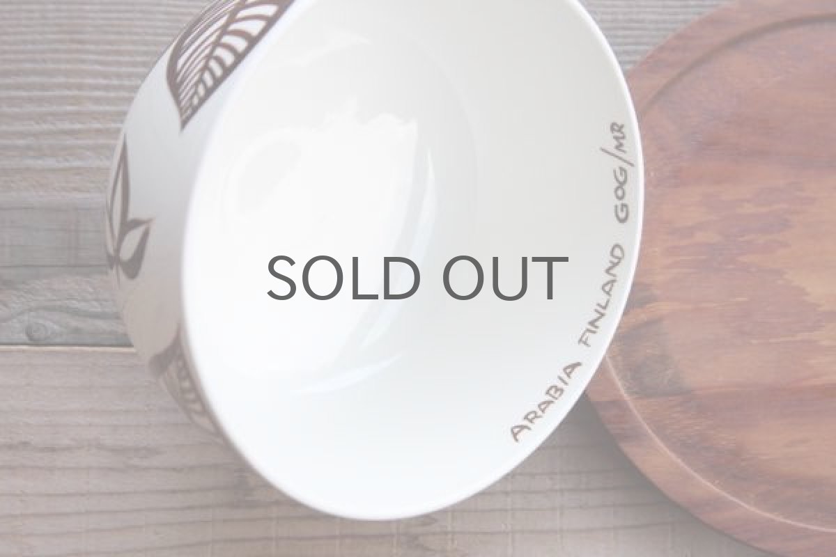 画像4: 北欧食器ヴィンテージ/ARABIA/アラビア/ Gunvor Olin-Gronqvist/チーズドーム/ブラウン (4)