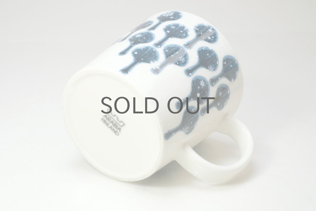 画像5: ARABIA/アラビア/ティーマ/Bysantti/ビサンティ/ネイビー/雪の結晶/2008年冬季節限定 (5)