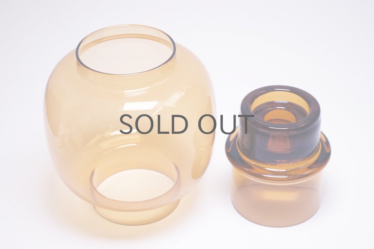 画像5: 北欧ビンテージガラス/NUUTAJARVI/Tuikku/ランタンキャンドルホルダー&キャンドルスタンド/ハニー (5)