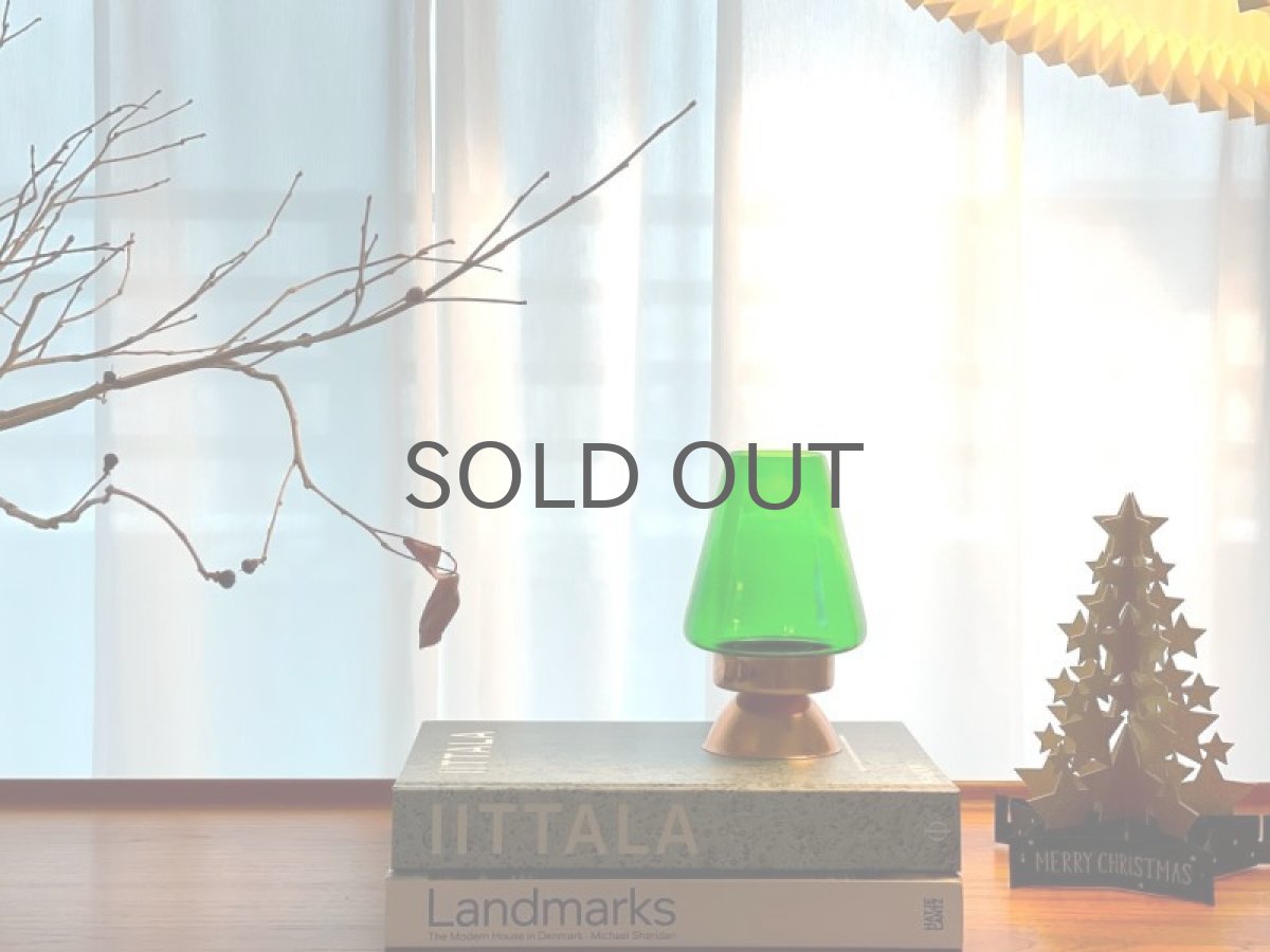 画像8: 北欧ビンテージガラス/スウェーデン/キャンドルホルダー&キャンドルスタンド/ランタン/カッパー×グリーン (8)