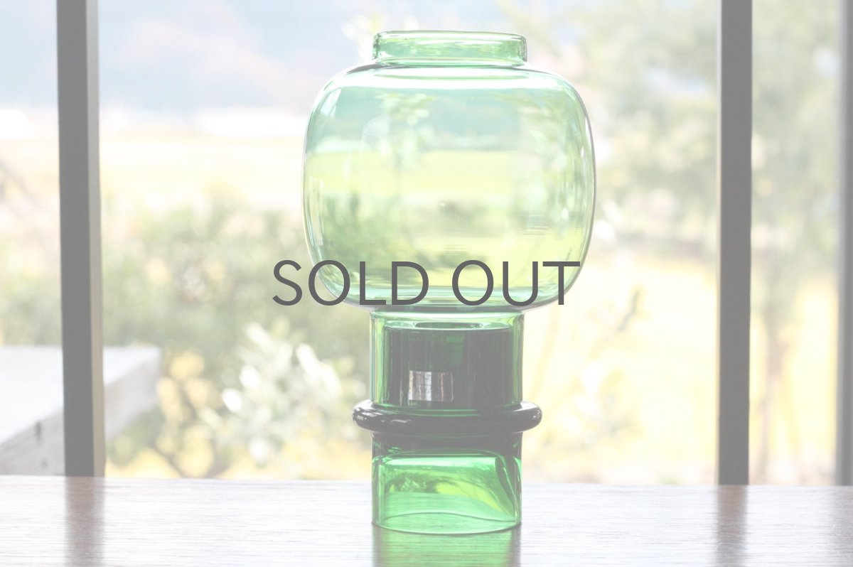 画像7: 北欧ビンテージガラス/ARABIA/キャンドルホルダー&キャンドルスタンド/グリーン (7)