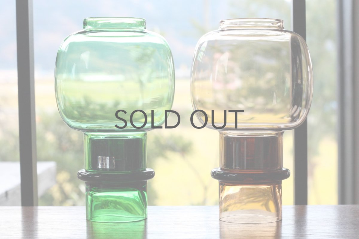 画像8: 北欧ビンテージガラス/ARABIA/キャンドルホルダー&キャンドルスタンド/グリーン (8)