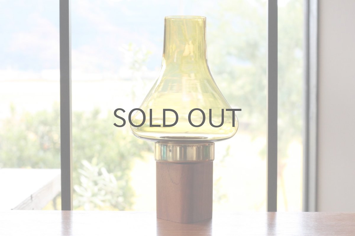 画像6: 北欧ビンテージガラス/スウェーデン/キャンドルホルダー&キャンドルスタンド/マスタード (6)