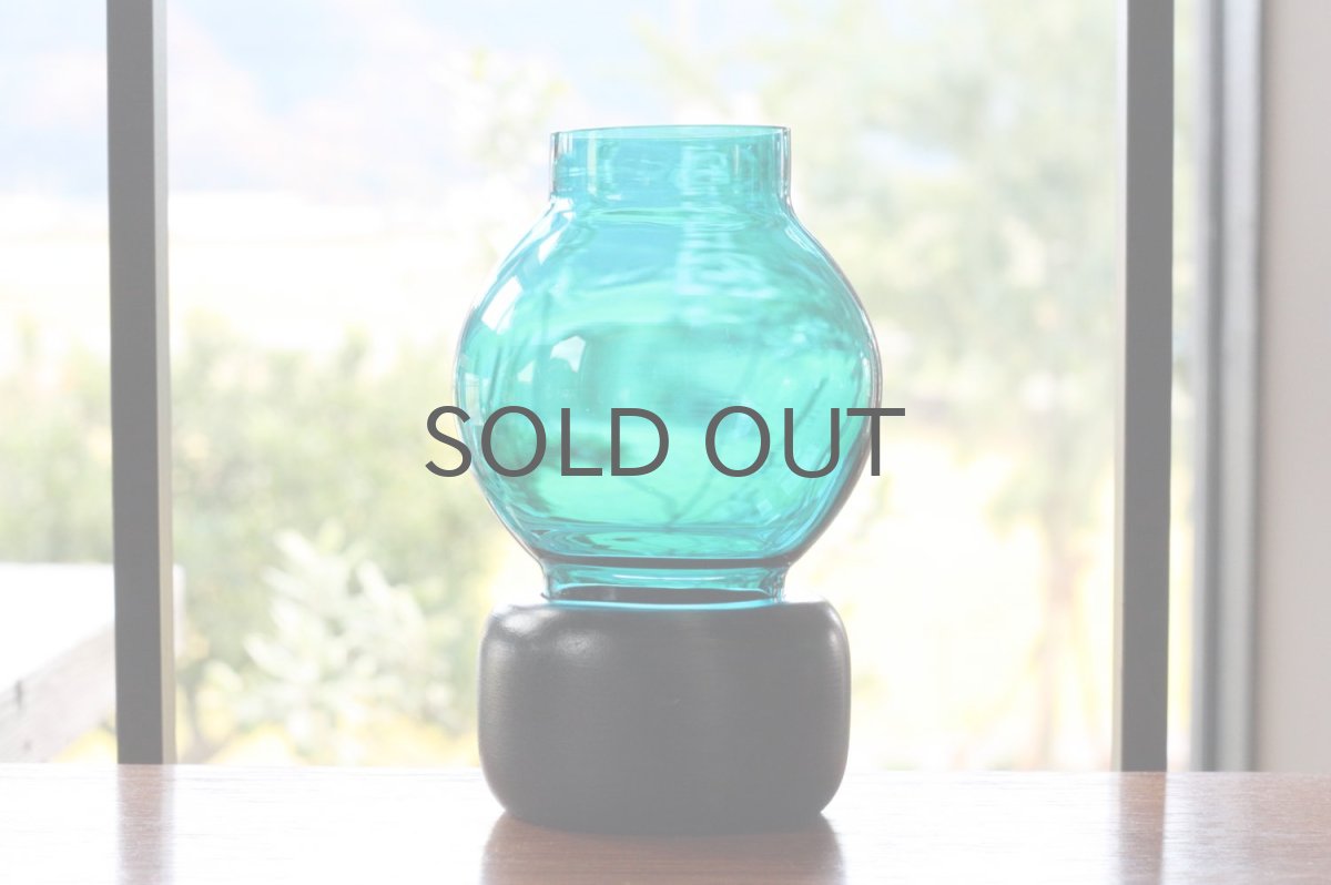 画像7: 北欧ビンテージガラス/スウェーデン/KARL HOLMBERG/キャンドルホルダー&キャンドルスタンド/ブルー (7)