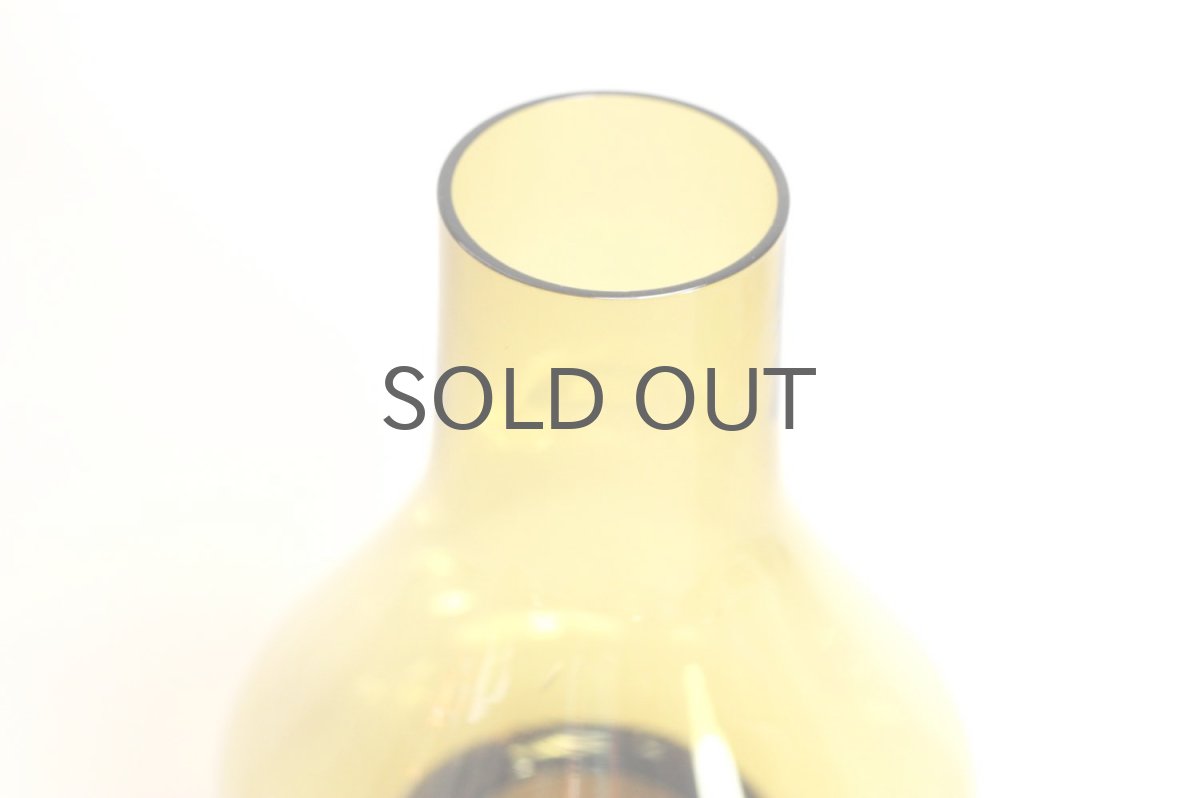 画像3: 北欧ビンテージガラス/スウェーデン/キャンドルホルダー&キャンドルスタンド/マスタード (3)