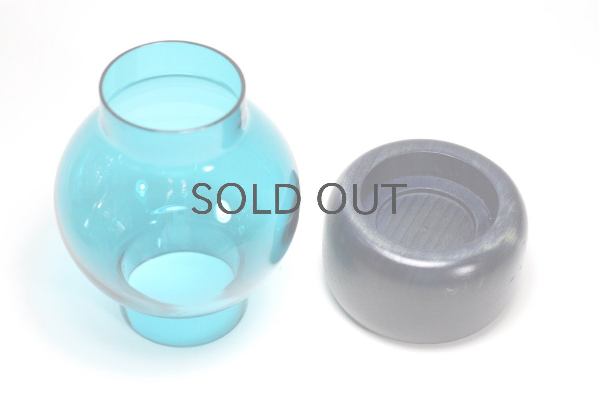 画像5: 北欧ビンテージガラス/スウェーデン/KARL HOLMBERG/キャンドルホルダー&キャンドルスタンド/ブルー (5)