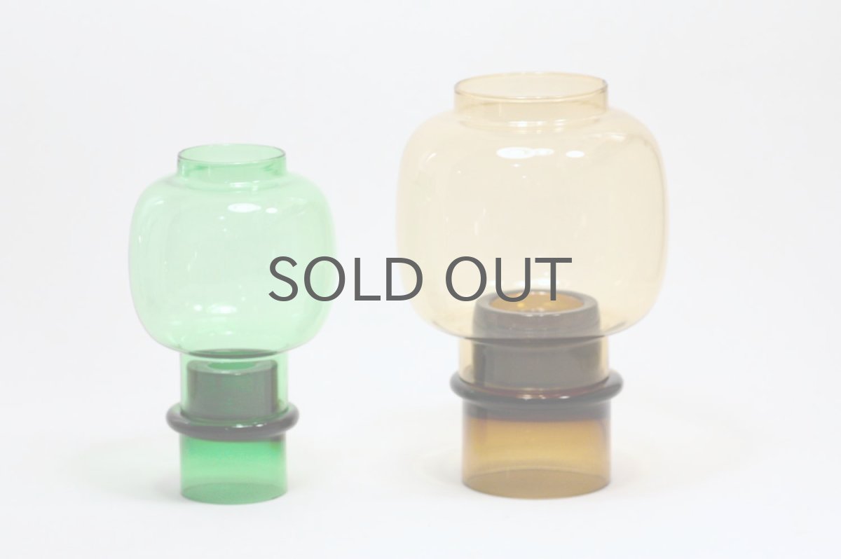 画像5: 北欧ビンテージガラス/NUUTAJARVI/Tuikku/キャンドルホルダー＆キャンドルスタンド/ハニー (5)