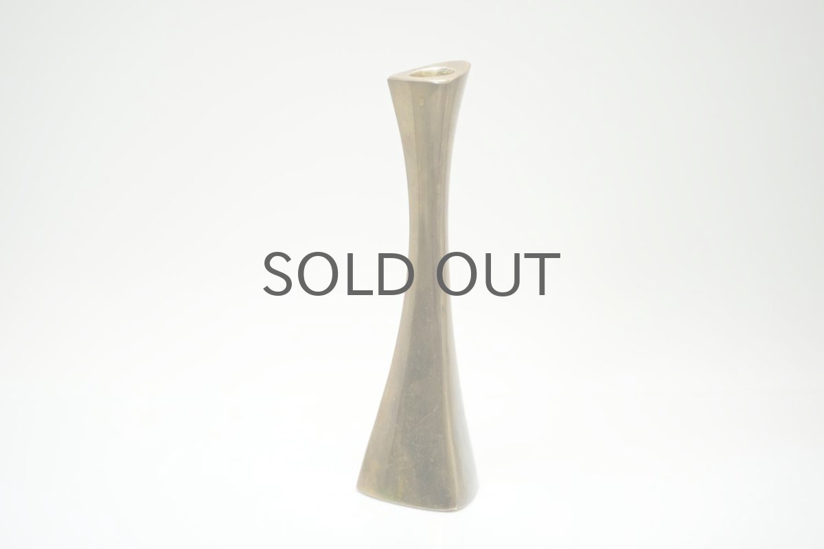 画像3: 北欧ビンテージ雑貨/BCA Eskilstuna/ブラスキャンドルスタンド/オーガニックシェープ/No.1 (3)