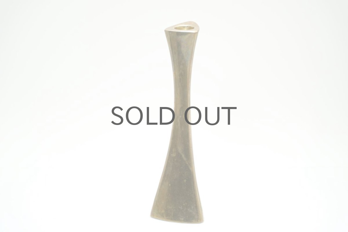 画像3: 北欧ビンテージ雑貨/BCA Eskilstuna/ブラスキャンドルスタンド/オーガニックシェープ/No.2 (3)