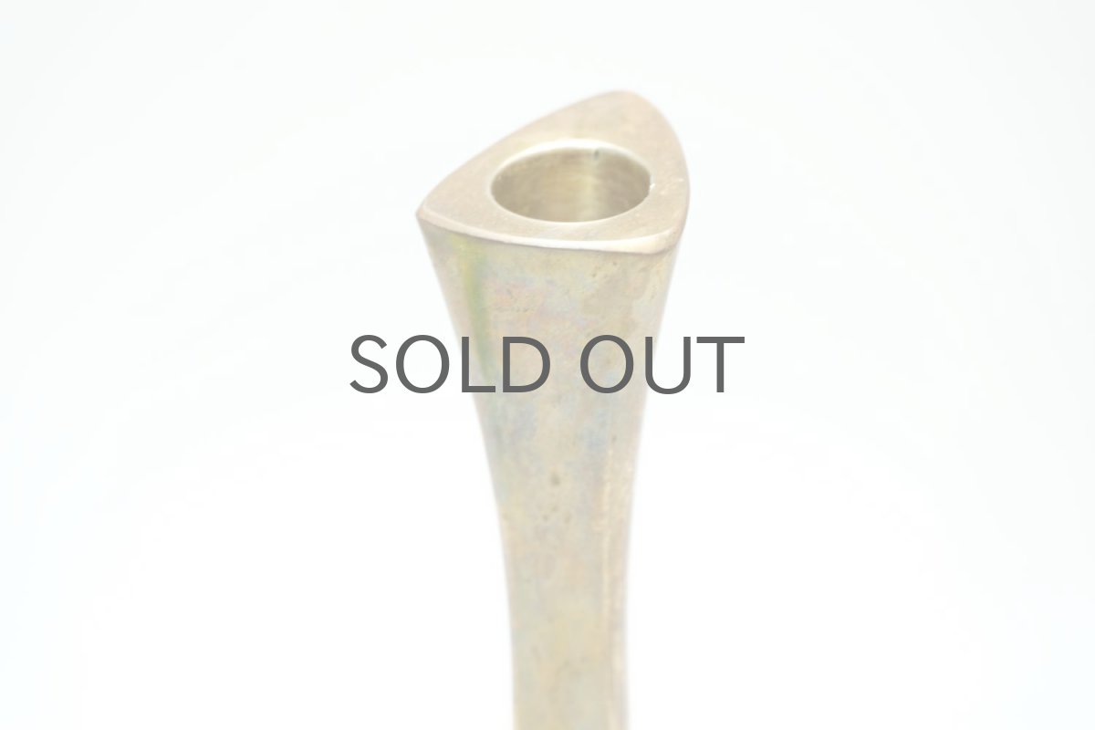 画像5: 北欧ビンテージ雑貨/BCA Eskilstuna/ブラスキャンドルスタンド/オーガニックシェープ/No.2 (5)