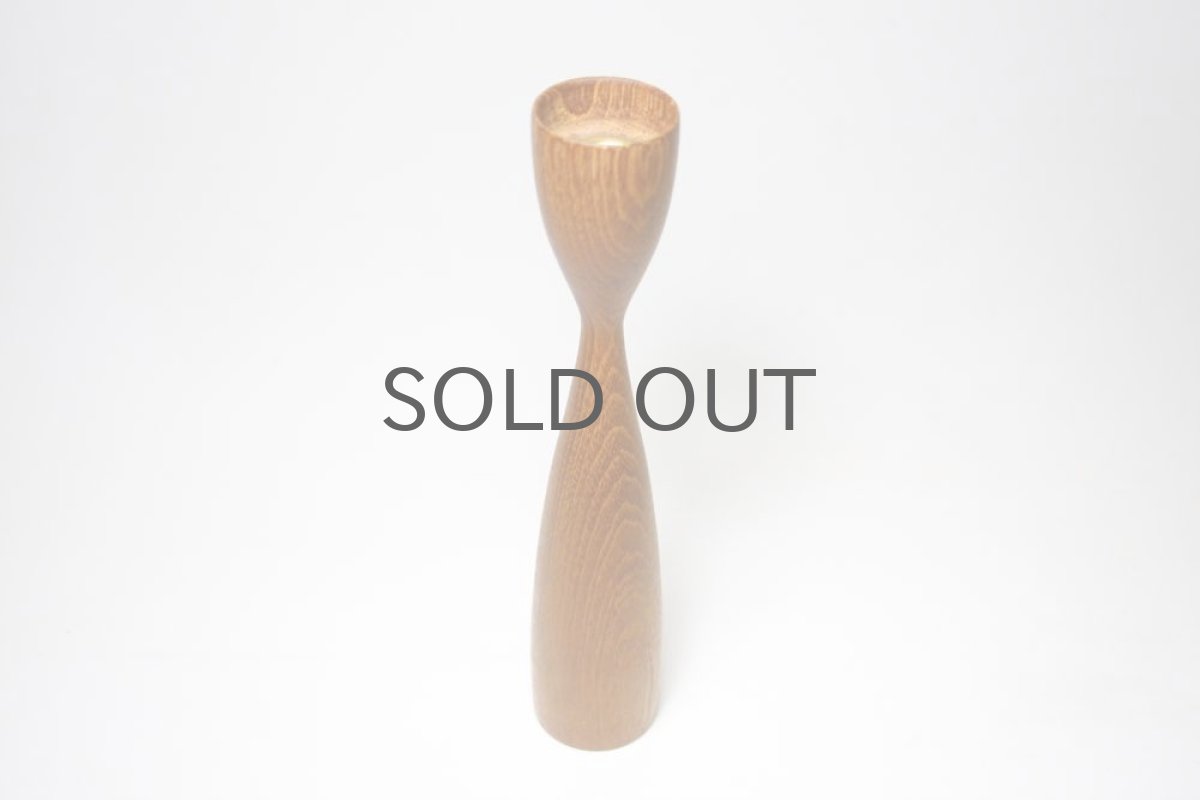 画像3: 北欧雑貨/ビンテージ/チークキャンドルホルダー/デンマーク製/Mサイズ (3)