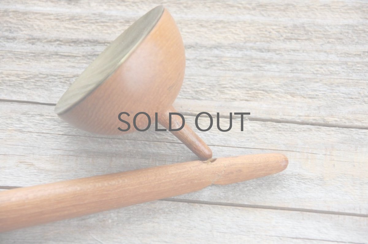 画像9: デンマーク製　チークツリー型キャンドルスタンド　ヴィンテージキャンドル付き (9)