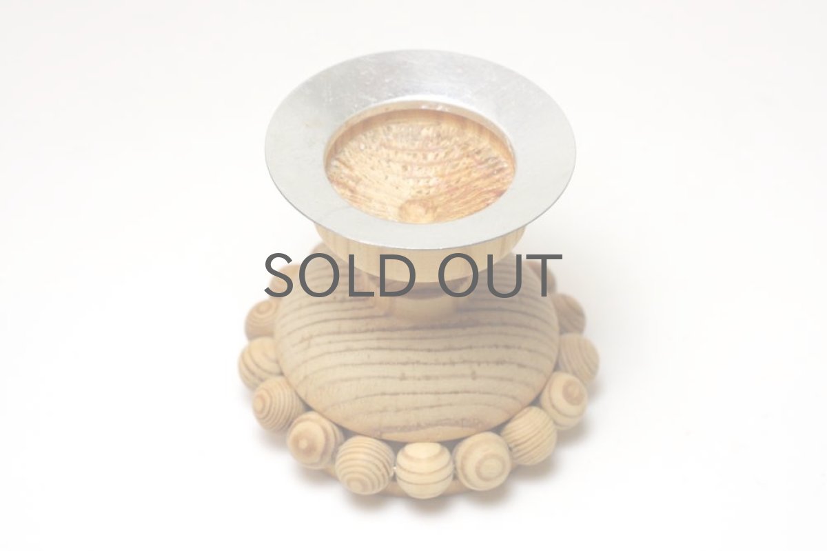 画像4: 北欧インテリア雑貨/フィンランド製/aarikka/アーリッカ/ビンテージキャンドルスタンドNo.1 (4)