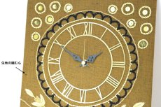 画像2: スウェーデンの手仕事/刺繍時計/ハンドメイド時計 (2)