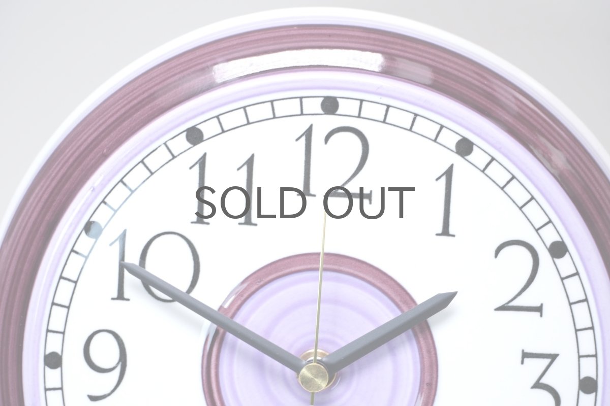 画像2: Rorstrand/ロールストランド/ビンテージ時計/壁掛け時計/サークル/アメジスト/新品クォーツムーブメント使用 (2)