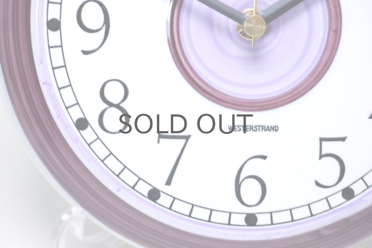 画像4: Rorstrand/ロールストランド/ビンテージ時計/壁掛け時計/サークル/アメジスト/新品クォーツムーブメント使用 (4)