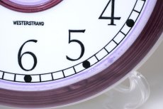 画像3: Rorstrand/ロールストランド/ビンテージ時計/壁掛け時計/サークル/アメジスト/新品クォーツムーブメント使用 (3)