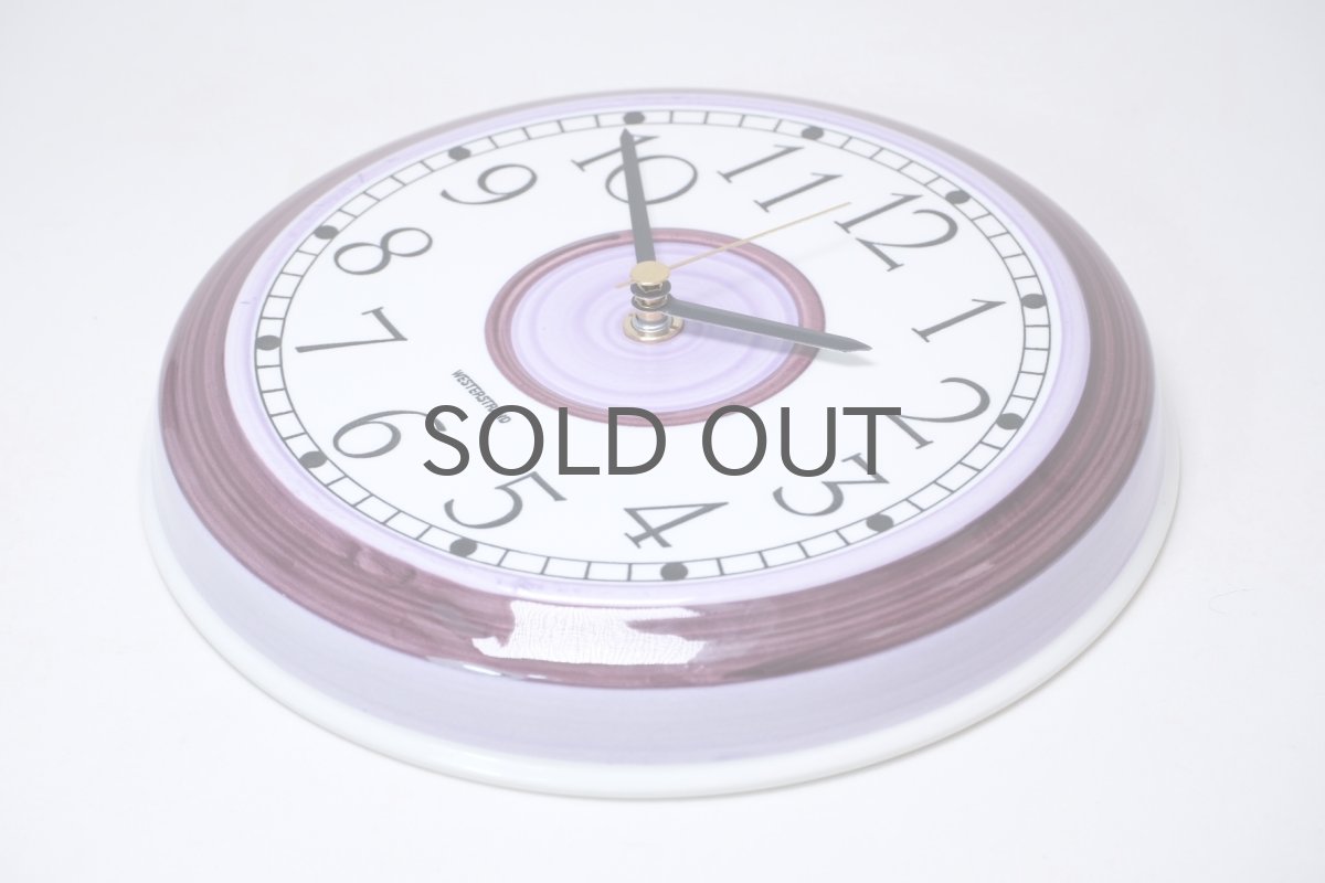 画像5: Rorstrand/ロールストランド/ビンテージ時計/壁掛け時計/サークル/アメジスト/新品クォーツムーブメント使用 (5)