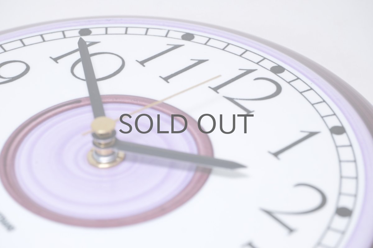 画像6: Rorstrand/ロールストランド/ビンテージ時計/壁掛け時計/サークル/アメジスト/新品クォーツムーブメント使用 (6)