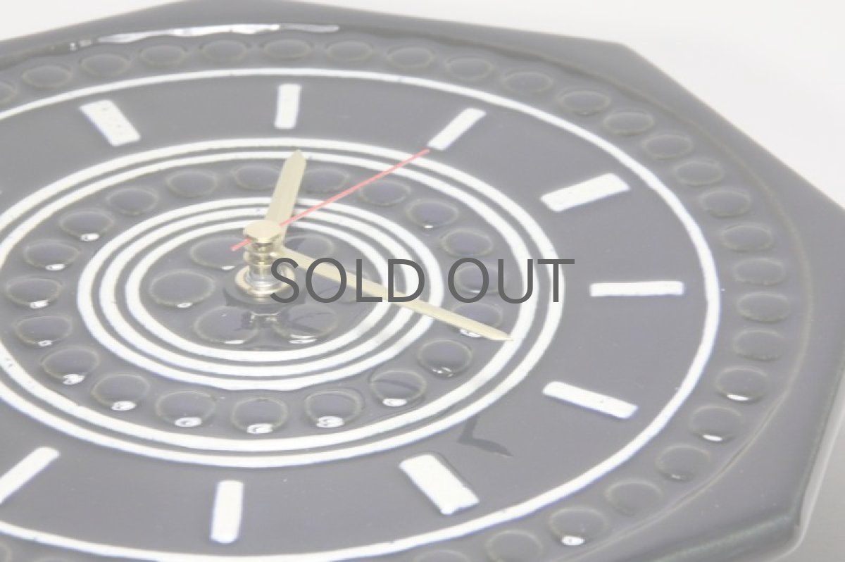 画像6: Gustavsberg/グスタフスベリ/スタジオ制作壁掛け時計/ネイビー/新品クロックムーブメント使用  (6)